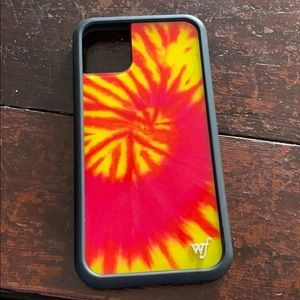 Wildflower tie dye iphone 11 case